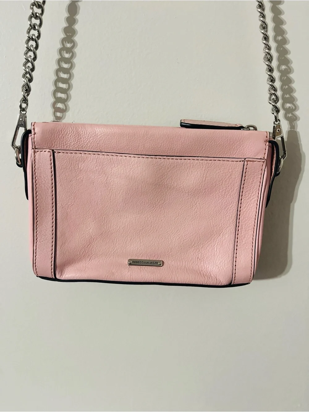 Rebecca Minkoff Pink Mini Crosby Leather Crossbody Bag (Small Flaw-See Pic)